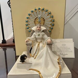 Lenox Queen Figurine with Gold and Blue Accents